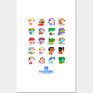 Pixel Motu Posters and Art